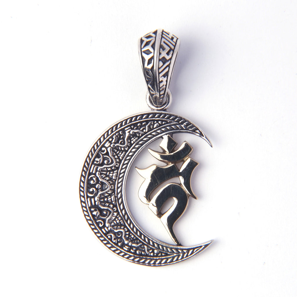 梵字 カーン 不動明王 三日月ペンダント – good vibrations official store