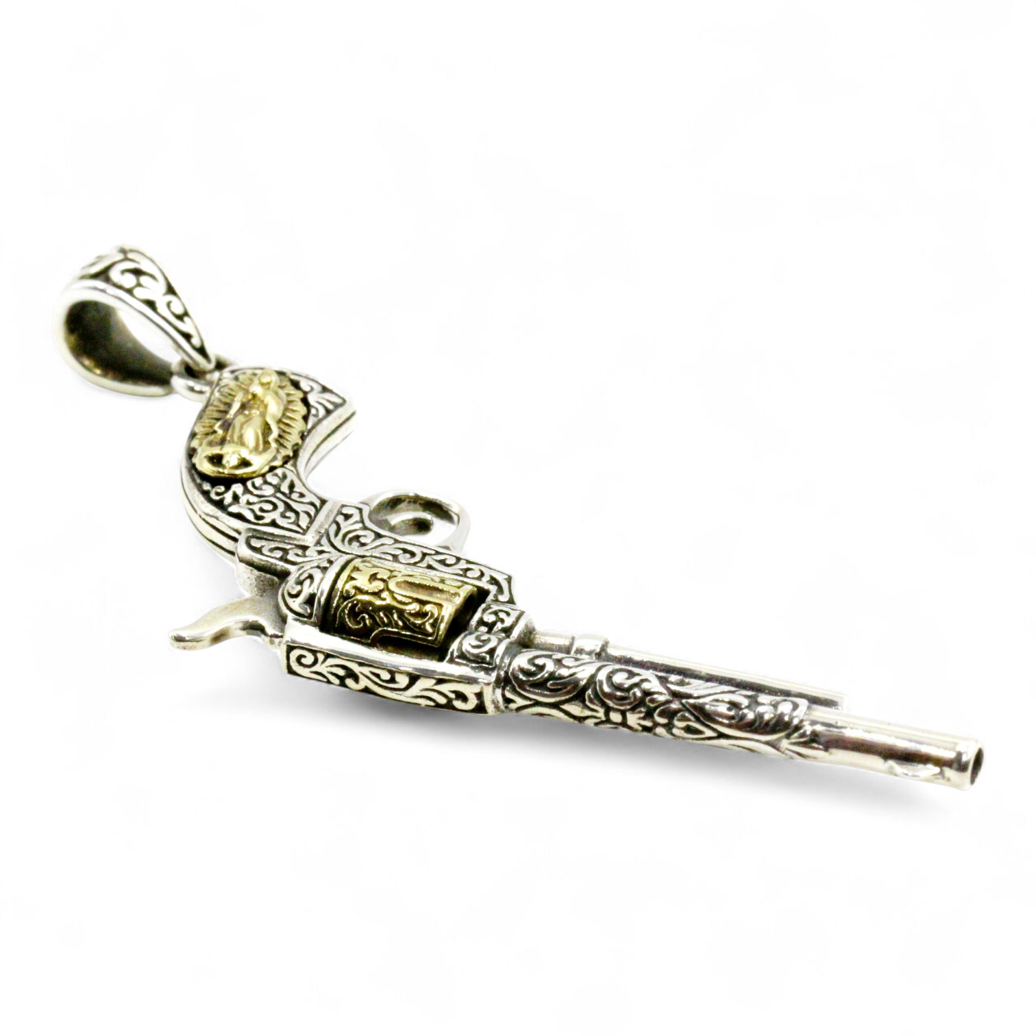 グアダルーペマリア アンティークピストル ペンダント