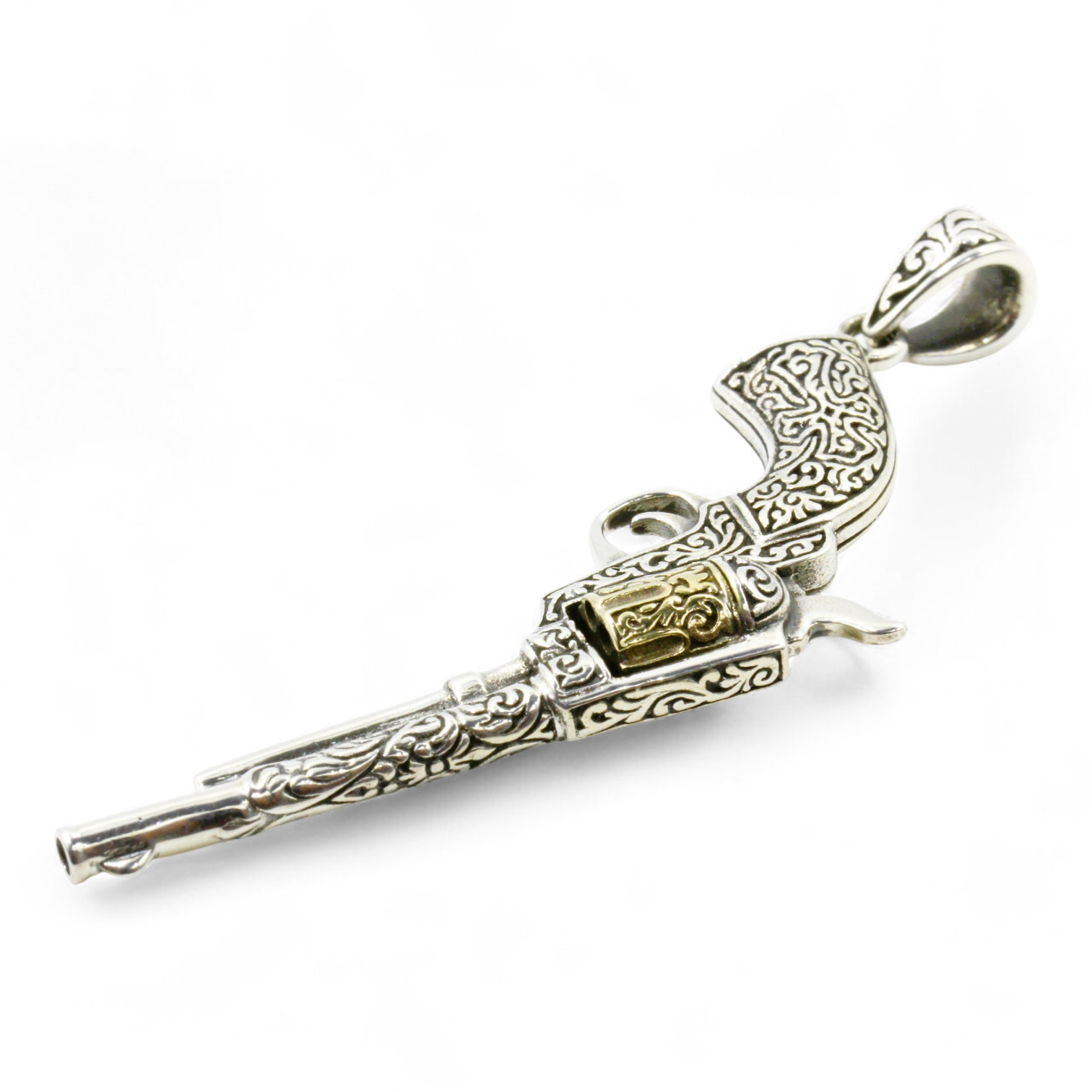 グアダルーペマリア アンティークピストル ペンダント