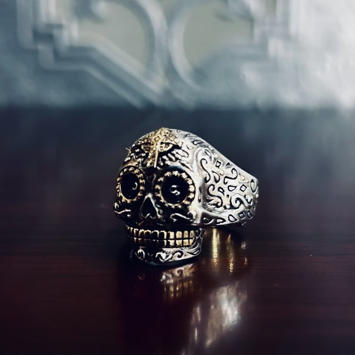 メキシカンスカル フリーサイズリング (フリーサイズ)