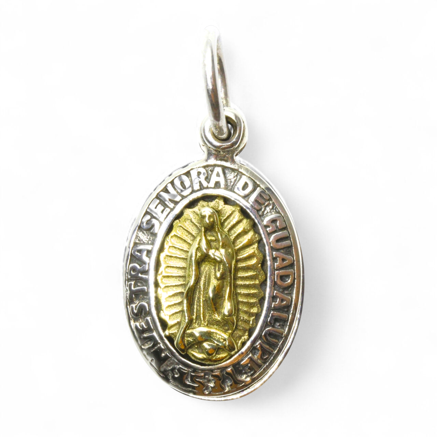 グアダルーペマリア　メキシカンスカル　スライドオープン　シルバーペンダント