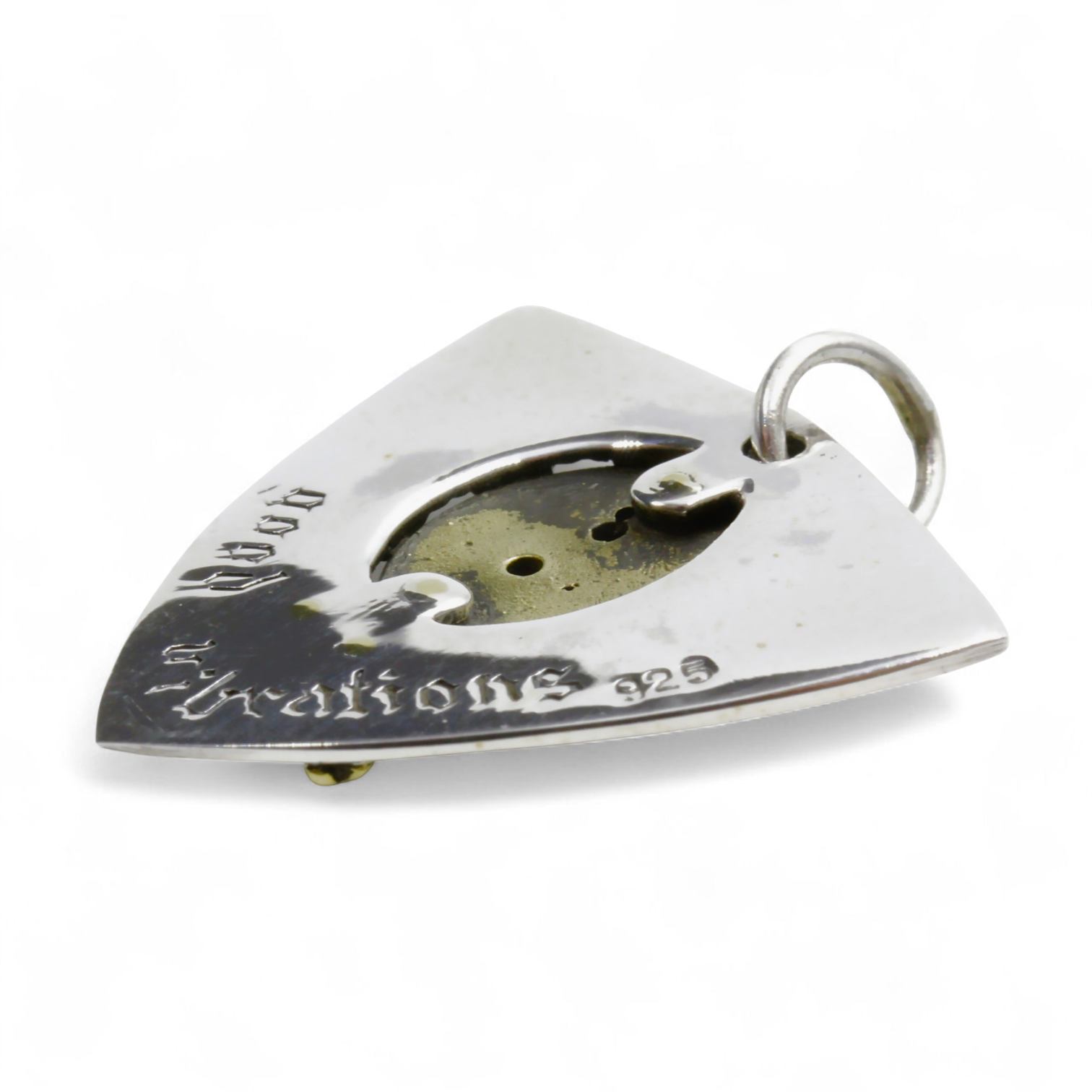 グアダルーペマリア　ギターピック　ユニオンジャック　シルバーペンダント